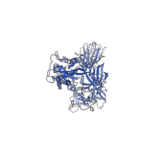 22000_6x2b_A_v1-1
SARS-CoV-2 u1S2q 2-RBD Up Spike Protein Trimer