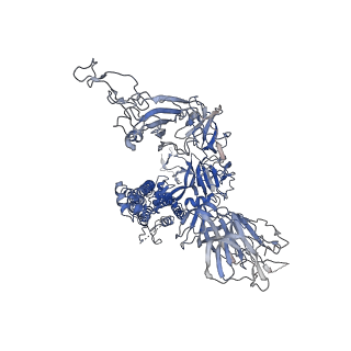 6703_5x58_A_v1-1
Prefusion structure of SARS-CoV spike glycoprotein, conformation 1