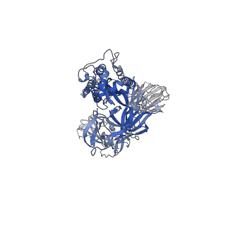 22083_6x79_A_v1-3
Prefusion SARS-CoV-2 S ectodomain trimer covalently stabilized in the closed conformation