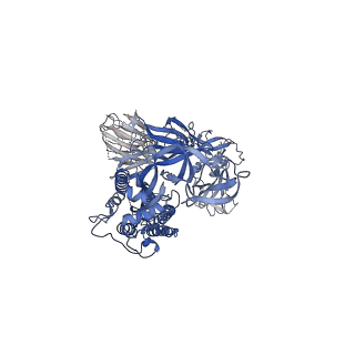 22083_6x79_C_v1-3
Prefusion SARS-CoV-2 S ectodomain trimer covalently stabilized in the closed conformation
