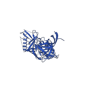 22103_6x97_C_v1-0
Cryo-EM model of HIV-1 Env BG505 SOSIP.664 in complex with rabbit monoclonal antibody 11A fragment antigen binding variable domain
