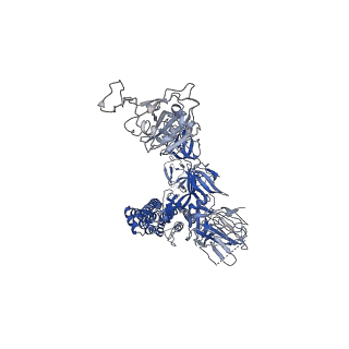22127_6xcm_C_v1-1
Structure of the SARS-CoV-2 spike glycoprotein in complex with the C105 neutralizing antibody Fab fragment (state 1)