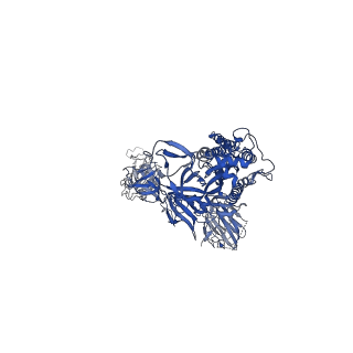 22128_6xcn_C_v1-1
Structure of the SARS-CoV-2 spike glycoprotein in complex with the C105 neutralizing antibody Fab fragment (state 2)