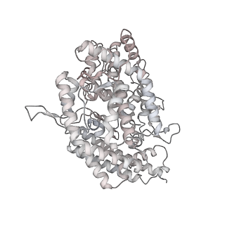 33120_7xch_D_v1-0
Cryo-EM structure of SARS-CoV-2 Omicron spike protein (S-6P-RRAR) in complex with human ACE2 ectodomain (two-RBD-up state)