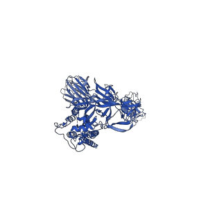 33150_7xdk_A_v1-0
Cryo-EM structure of SARS-CoV-2 Delta Spike protein in complex with BA7054 and BA7125 fab