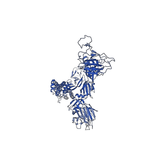 33151_7xdl_A_v1-0
Cryo-EM structure of SARS-CoV-2 Delta Spike protein in complex with BA7208 and BA7125 fab