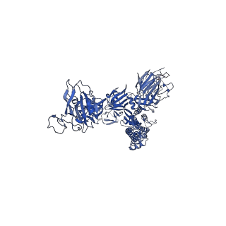 33151_7xdl_C_v1-0
Cryo-EM structure of SARS-CoV-2 Delta Spike protein in complex with BA7208 and BA7125 fab