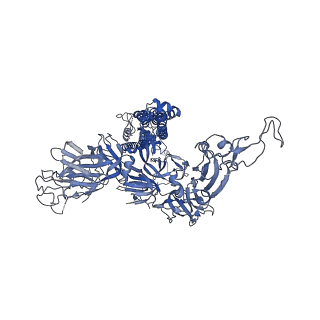22156_6xey_A_v1-0
Cryo-EM structure of the SARS-CoV-2 spike glycoprotein bound to Fab 2-4
