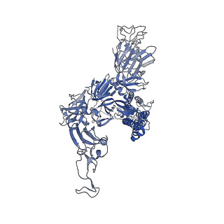 22156_6xey_C_v1-0
Cryo-EM structure of the SARS-CoV-2 spike glycoprotein bound to Fab 2-4