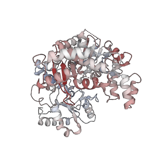 33185_7xg4_L_v1-0
CryoEM structure of type IV-A CasDinG bound NTS-nicked Csf-crRNA-dsDNA quaternary complex in a second state