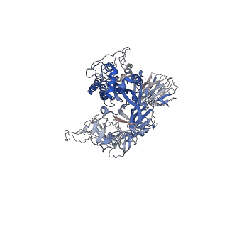 6732_5xlr_B_v1-2
Structure of SARS-CoV spike glycoprotein