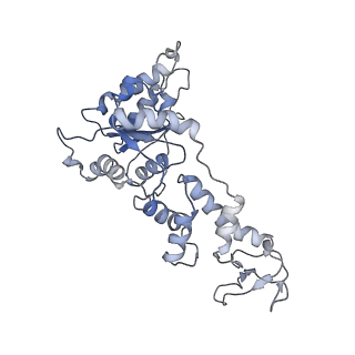 6733_5xmi_D_v1-1
Cryo-EM Structure of the ATP-bound VPS4 mutant-E233Q hexamer (masked)