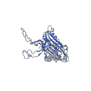 33368_7xpa_B_v1-1
Cryo-EM structure of the T=3 lake sinai virus 2 virus-like capsid at pH 7.5