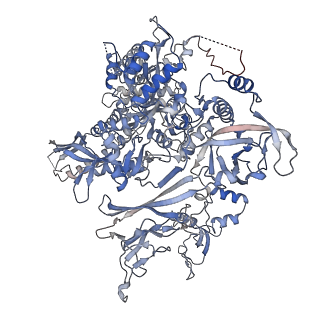 33450_7xti_B_v1-0
RNA polymerase II elongation complex transcribing a nucleosome (EC58hex)