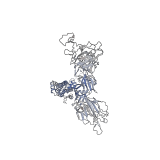 33509_7xy3_A_v1-0
Cryo-EM structure of SARS-CoV-2 spike in complex with VHH14