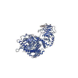 10703_6y5r_A_v1-0
Structure of Human Potassium Chloride Transporter KCC3 S45D/T940D/T997D in NaCl