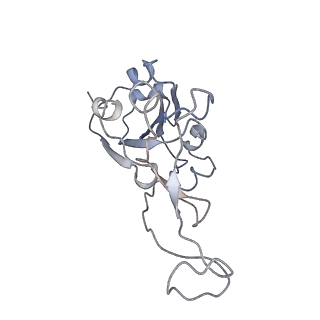33651_7y72_C_v1-1
SARS-CoV-2 spike glycoprotein trimer complexed with Fab fragment of anti-RBD antibody E7 (focused refinement on Fab-RBD interface)