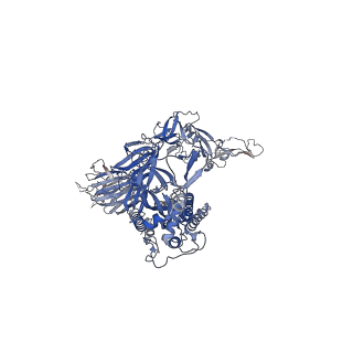 33690_7y9s_B_v1-1
Cryo-EM structure of apo SARS-CoV-2 Omicron spike protein (S-2P-GSAS)