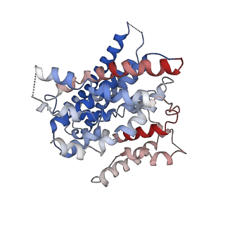 11067_6z3z_B_v1-4
CryoEM structure of horse sodium/proton exchanger NHE9 without C-terminal regulatory domain in an inward-facing conformation