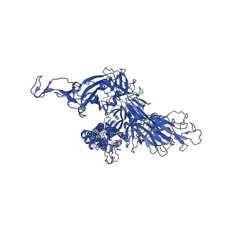 14481_7z3z_B_v1-0
Locked Wuhan SARS-CoV2 Prefusion Spike ectodomain with lipid bound