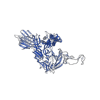 14531_7z6v_C_v1-1
CRYO-EM STRUCTURE OF SARS-COV-2 SPIKE : H11 nanobody complex