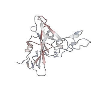 11184_6zfo_E_v1-5
Association of two complexes of largely structurally disordered Spike ectodomain with bound EY6A Fab