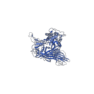 11203_6zge_B_v1-0
Uncleavable Spike Protein of SARS-CoV-2 in Closed Conformation