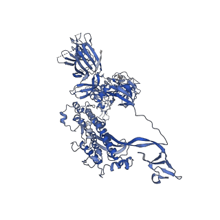 14718_7zh2_C_v1-0
SARS CoV Spike protein, Closed C1 conformation