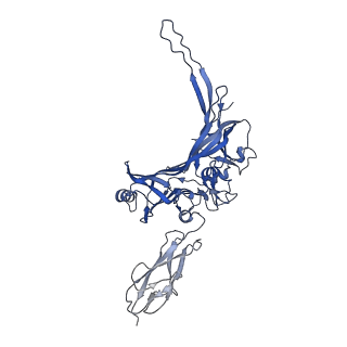 14733_7zhj_E_v1-1
Tail tip of siphophage T5 : tip proteins