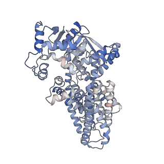 14782_7zlj_A_v1-2
Cryo-EM structure of C-mannosyltransferase CeDPY19, in ternary complex with Dol25-P-C-Man and acceptor peptide, bound to CMT2-Fab and anti-Fab nanobody