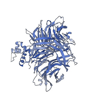 14802_7zn7_A_v1-1
Cryo-EM structure of RCMV-E E27 bound to human DDB1 (deltaBPB) and rat STAT2 CCD