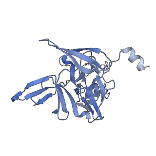 11521_6zxh_E_v1-0
Cryo-EM structure of a late human pre-40S ribosomal subunit - State H2