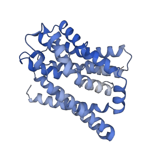 15024_7zyi_A_v1-2
Structure of the human sodium/bile acid cotransporter (NTCP) in complex with Fab and nanobody